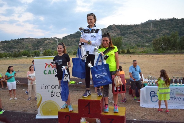 il podio femminile
